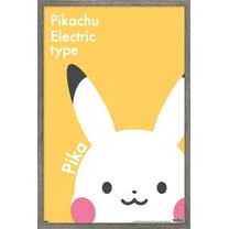 Pokémon - Pikachu Electric Type Wall Poster, 22.375" x 34" Framed