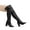 BLACK/PU, variant on Women’s Thigh High Over the Knee Fashion Chunky Heel Long Boots