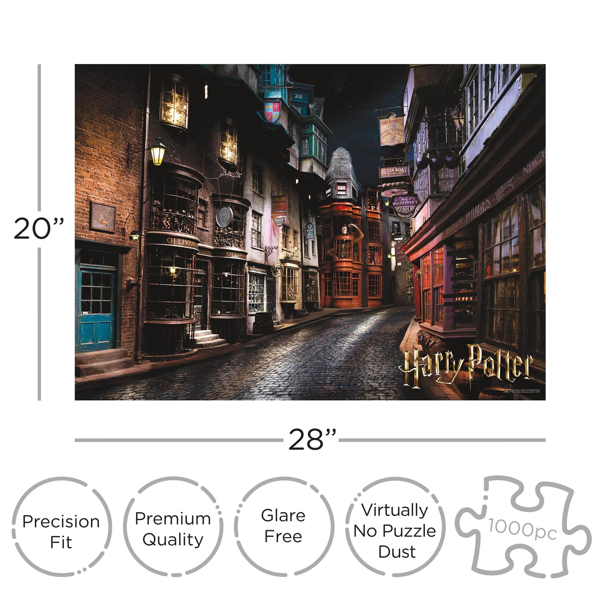 Harry Potter Diagon Alley Mini-Puzzle – 100 Teile Von New York Puzzle Company