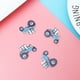 thumbnail image 3 of EeaseMX 50 botones de madera DIY con estampado de tractores de dibujos animados, dos agujeros, bordes finos, para coser, hacer álbumes de recortes, zapatos y sombreros pintados a mano., 3 of 7