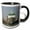 Black/White, variant on 3drose, Cruise Ship, 11oz Two-tone Black Mug