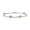 Brown, variant on Peridot August Birthstone Bracelet in Sterling Silver for Women 7.5 Inches Length