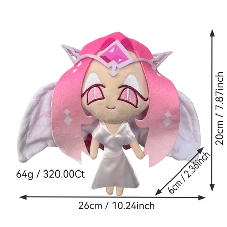 Cookie Run Kingdom Eternal Sugar Cookie Plush Toy, Cute Game Character Stuffed Doll Gift for Game Fans