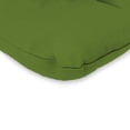 thumbnail image 3 of Jordan Manufacturing 38" x 21" Veranda Hunter Green Solid Rectangular Outdoor Wrought Iron Chair Cushion with Ties and Hanger Loop (2 Pack), 3 of 11