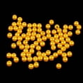 thumbnail image 2 of Prettyia 60pcs Bola de pesca flotante redonda ligera dorado Cola Granos de pesca flotantes, 2 of 8