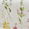 thumbnail image 3 of Saro Lifestyle Watercolor Floral Stems Linen Table Runner, 3 of 4