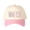 Pink, variant on MOMS CLUB Embroidered Patchwork Trucker Cap | Adjustable Unisex Snapback, Mom Community Essential