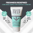 thumbnail image 3 of Below The Belt Fresh and Dry Boobs, Under Breast Sweat Care Cream with Fresh Breeze Scent, Under-Bust Anti-Sweat and Anti-Chafing Formula, Talc Free - 75ml, 3 of 13