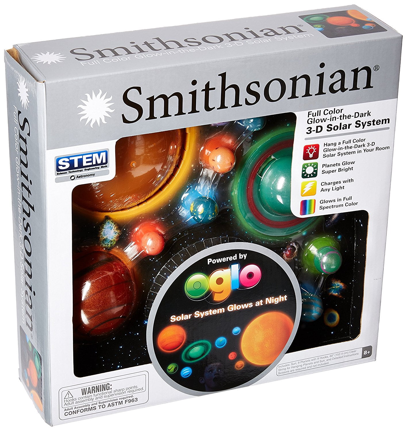 Nsi 3d Hangingglowing Solar System Walmartcom