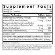 ARG Thyroid Nutrition - Thyroid Support Supplement with Iodine, Tyrosine & Selenium - Endocrine & Metabolic Support - Botanical Complex - Hypoallergenic - 60 Servings - 60 Capsules