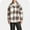 Khaki, variant on Aueoeo Winter Jackets For Men Plaid Shirt Flannel Double-Sided Velvet Button Hooded Winter Warm Sweatshirt Black L