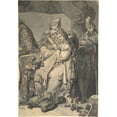thumbnail image 3 of Johann Eleazar Schenau 11x14 Black Modern Framed Museum Art Print Titled - A Woman at Her Toilet with a Maid, a Boy, a Dog and a Young Soldier (1770), 3 of 5