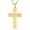 Gold, variant on SteelTime Lord's Prayer Spinner Cross Pendant Necklace Stainless Steel Jewelry, Gold