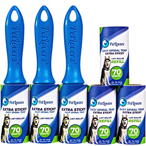 PetLovers Lint Rollers for Pet Hair Extra Sticky 420 Sheets Lint