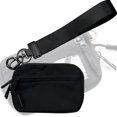 thumbnail image 4 of Wristlet Wallet for Women, Nylon Keychain Coin Purse Pouch Zippered Card Case With Id Window/Hand strap, 4 of 6