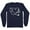 Navy, variant on Nurse Life Heart Long Sleeve Shirt Unisex Large Black