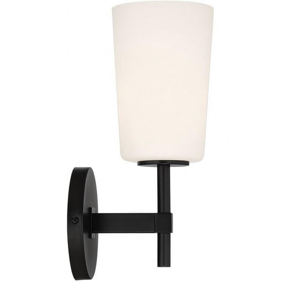 1 Light Wall Mount-13.25 inches Tall and 5.5 inches Wide-Black Finish Bailey Street Home 49-Bel-4661458