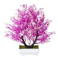 thumbnail image 1 of Artificial Bonsai  Fresh-keeping Soft Branches Practical  Ornamental Mini Faux Bonsai Tree, 1 of 5