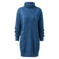 thumbnail image 2 of Robes Décontractées pour Femmes Robe Chandail à Épaules Dénudées à Manches Chauve-Souris Longues pour Femmes Robe Moulante Courte en Tricot Côtelé avec Ceinture D L, 2 of 4