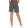 thumbnail image 2 of Athletic Works Women's French Terry Athleisure 7" Drawstring Short, 2 of 6