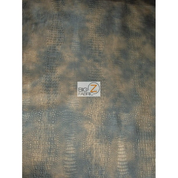 Alligator Embossed Vinyl Faux Leather/Pleather Fabric / Copper Mix / Sold By The Yard Walmart