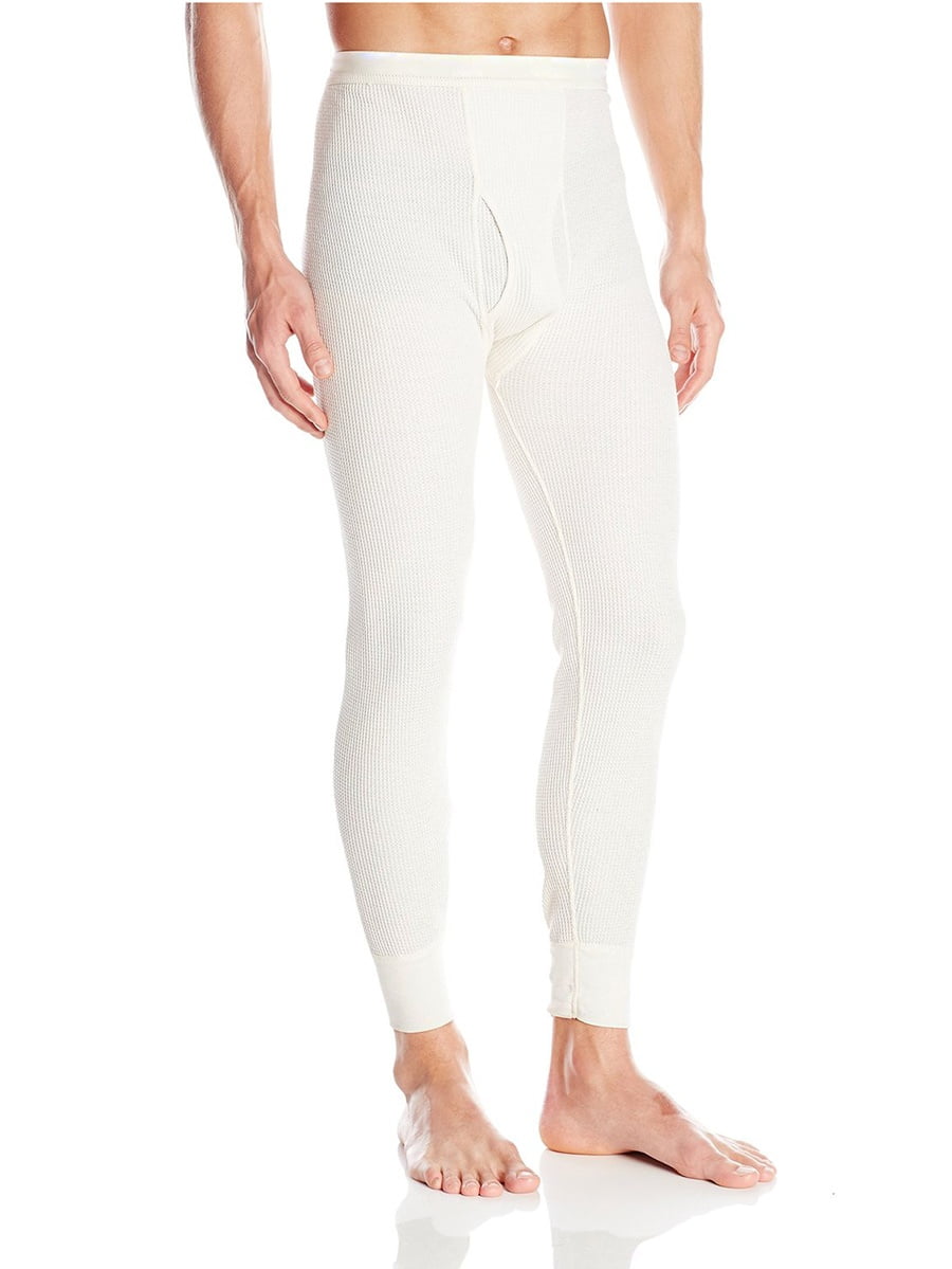 Luxury Base Layer Mens Organic Cotton Thermal Underwear Long John Pants ...