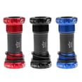 thumbnail image 4 of Juego de bielas y pedalier para bicicleta de carretera MTB, eje roscado, 68-73 mm, color negro, 4 of 8