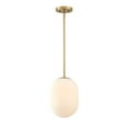 thumbnail image 2 of D324M-8P-BG Designers Fountain Noor - 1 Light Pendant-12.75 Inch Tall and 8.5 Inch Wide-Brushed Gold Finish, 2 of 8