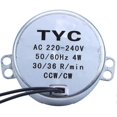 thumbnail image 5 of 2x Ac 220/240v 30rpm 4w Ccw/cw Two Way Controlled Synchronous Motor Banmo, 5 of 5