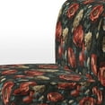 thumbnail image 4 of Designart "Blooming In Deep Red And Beige IV" Fauteuil d'Appoint Floral Rouge - Fauteuil Cottage pour Salon, 4 of 7