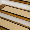 thumbnail image 2 of Colonial Mills SV14A008X028S-7 8 x 28 in. Seville Stair Tread Mats, Black - Set of 7, 2 of 3