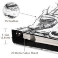 thumbnail image 3 of FORMRS 3 Ring Photo Album 4"x6" Self Adhesive Large Capacity PU Leather Cover, Colorful Glasses, 3 of 8