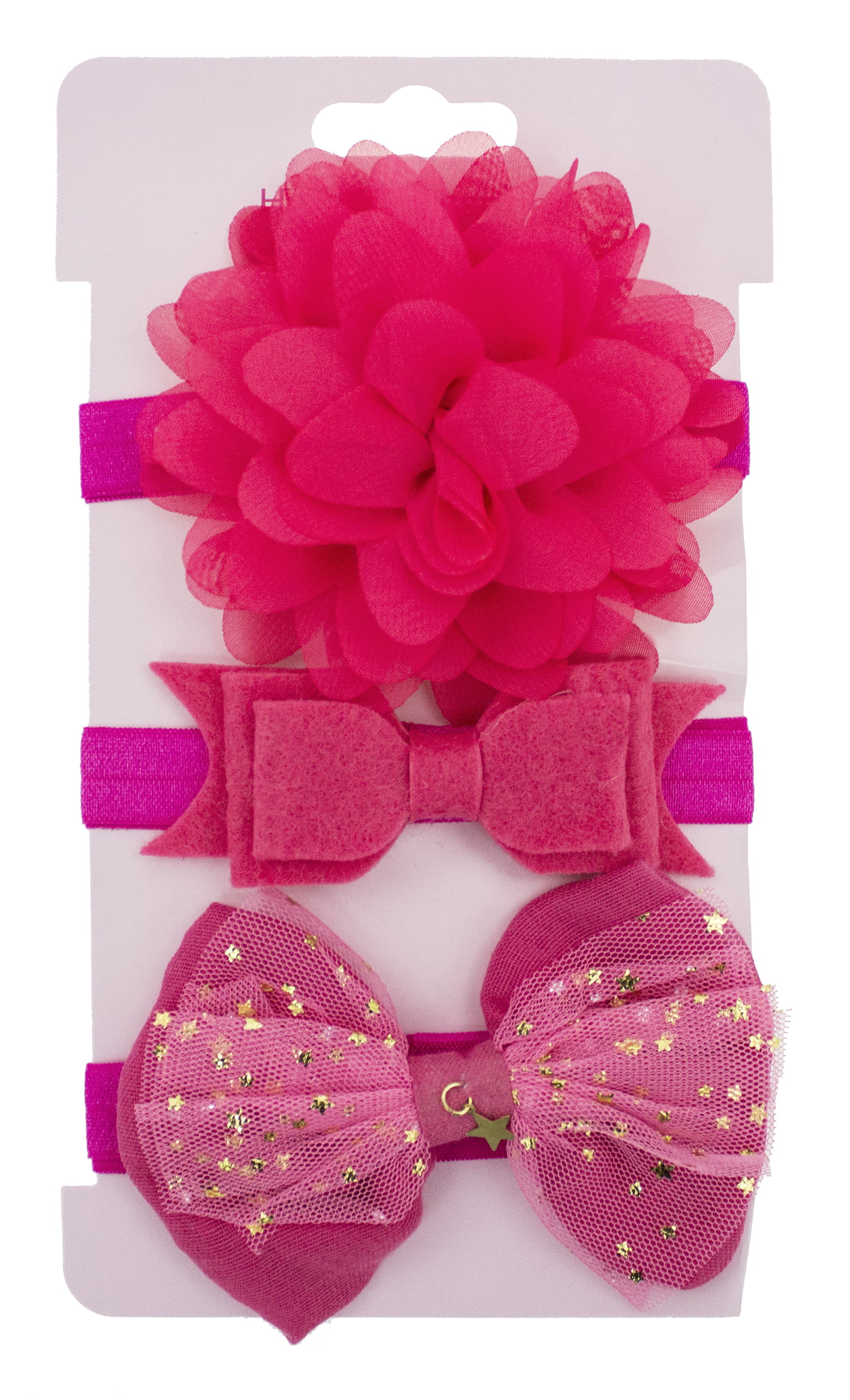 NEW GYMBOREE Baby Girl Hair Bow Pink Flower Clip SHOWERS of FLOWERS NWT 
