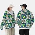 thumbnail image 6 of Kll Lemon And Leaves Print Men'S Women’s Upf 50+ Sun Protection Outdoor Hoodie Jacket Long Sleeve Fishing Hiking Performance Shirt- 3x-Large, 6 of 8