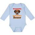 thumbnail image 3 of Inktastic Protected by a Boxer Dog Boys or Girls Long Sleeve Baby Bodysuit, 3 of 5