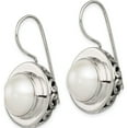 thumbnail image 2 of 925 Sterling Silver 12-12.5 mm Cultured Mabe Pearl (17x26mm) Earrings, 2 of 5