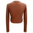 thumbnail image 7 of Women's T Shirts Long Sleeve Crew Neck Slim Fit Basic Tees Soft Fall Cute Womens Tops Size L, 7 of 7