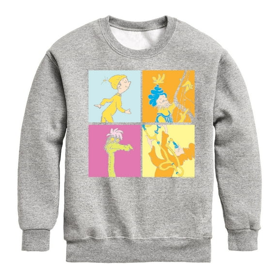 Dr. Seuss - Oh! The Places You'll Go - Kids Toddler And Youth Crewneck Fleece Sweatshirt