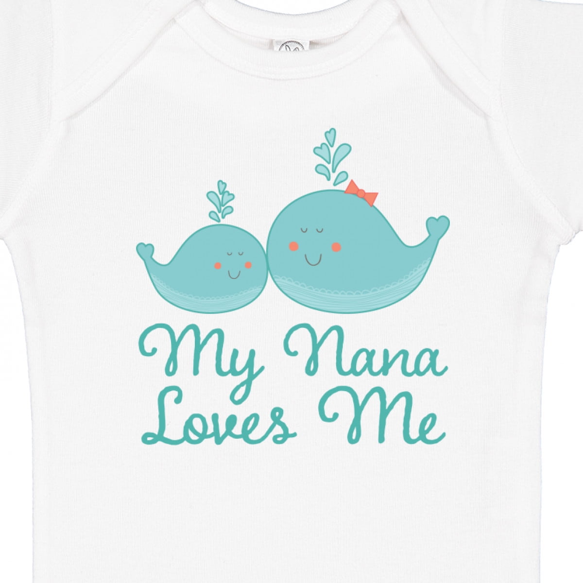 Inktastic My Nana Loves Me Boys or Girls Baby Bodysuit