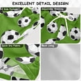 thumbnail image 4 of Cartoon Football on Green Background Swim Trunks Board Shorts Beach Pants Bathing Bottoms L, 4 of 8