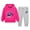 Hot Pink, variant on Boys 2 Piece Outfits Cute Cartoon Printed Long Sleeve Hoodie Sweatpants Set, Toddler Boy Clothes Fall Outfit for Kids, Winter Spring Hot Pink 9-10 Years