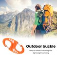 thumbnail image 3 of Visland 5 Pcs Mini S-Type Carabiner Buckles Lightweight Plastic Steel Outdoor Climbing Hiking Safety Buckles Compact Portable Design, 3 of 7