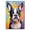 Boston Terrier, variant on Boston Terrier Dog Gift - Art Bedroom - Graffiti Dog Wall Art For Living Room Large Size Modern Home Wall Decor Abstract Canvas Wall Art Ready to Hang Size 11''x17'', 24''x36''