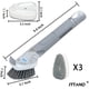 thumbnail image 1 of Dish Brush with Soap Dispenser & 3 Pack Dish Sponge Refills No Scratch, 1 of 1