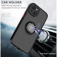 thumbnail image 4 of Luxury Camera Len Protection Case Coque For iPhone 15 Pro Max 14 13 12 11 X XS XR XS 7 8 Plus Ring Stand Holder Back Matte Cover, 4 of 5