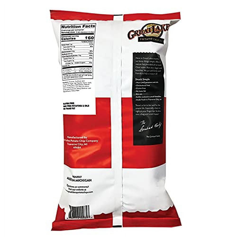 Great Lakes Michigan Cherry TMA2&nbsp;BBQ Kettle Cooked Potato Chips, 8 oz. Bags (3 Bags)