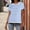 Womens Tops Plus Size-Blue, variant on Tops for Women Plus Size Fashion Striped Casual Short Sleeve Crew Neck T-Shirt Tops Green XXL