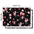 thumbnail image 5 of Pioneer Flower Floral Print Pattern Summer Placemats Table Placemats Set Of 6-Linen Kitchen Washable Placemats Table Mats 12x18 Inch Non-Slip Heat Resistant, 5 of 5