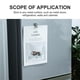 thumbnail image 3 of Ounissouiy Clip Rustproof Electroplated Plating Base Shiny Memo Note Holder Good Bright Stickiness Sticker Refrigerator Wall Type3 NO3, 3 of 6
