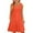 Orange, variant on YunPes Girls Dress Summer Sleeveless Comfortable Casual Dress Solid Color Printed Children's Clothing with Pocket Vest Dress Clothes for Kids Girls